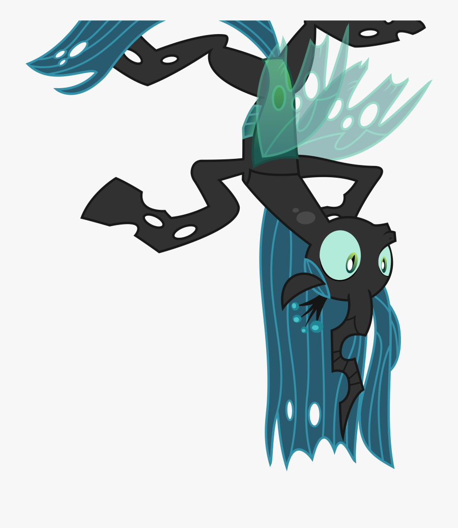 Mystery Clipart Health Inspector - My Little Pony Queen Chrysalis Back, Transparent Clipart