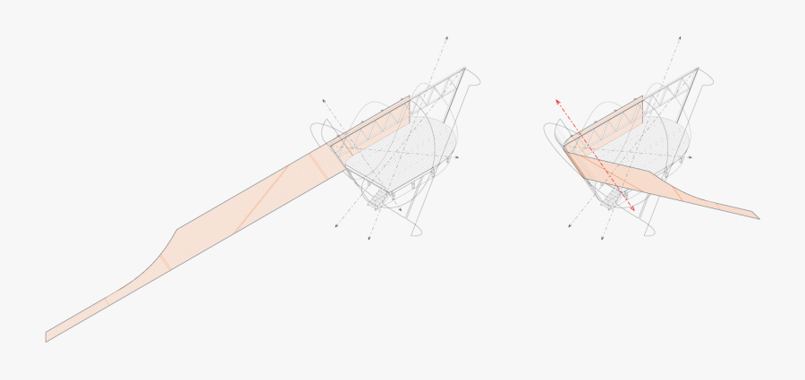 Sequence Of Construction / Rolling Of Geodesic Strip - Sketch, Transparent Clipart