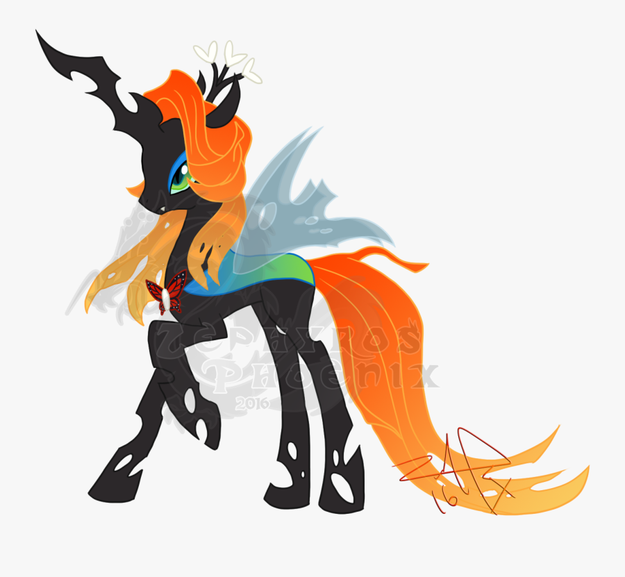 My Little Pony Queen Papillon Clipart , Png Download - Dessin Chrysalis My Little Pony, Transparent Clipart