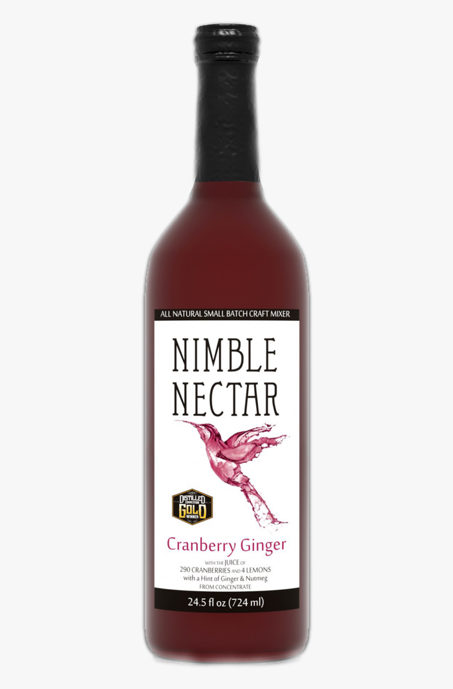 Cranberry Ginger Nimble Nectar - Pauillac, Transparent Clipart