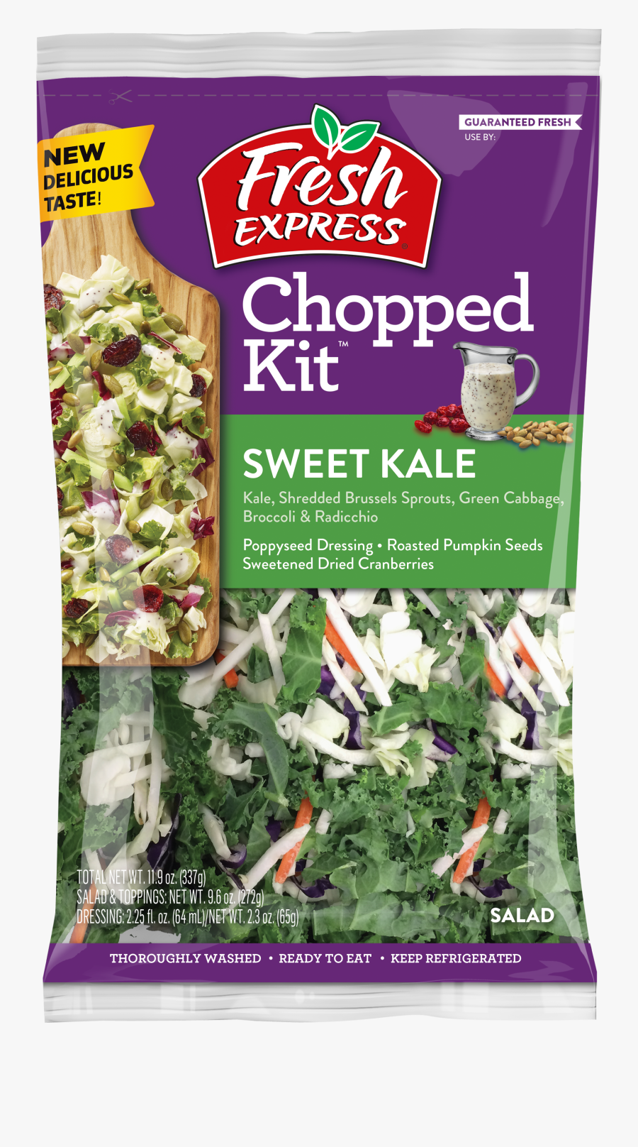 Sweet Chopped Salad Kit - Fresh Express Salad, Transparent Clipart