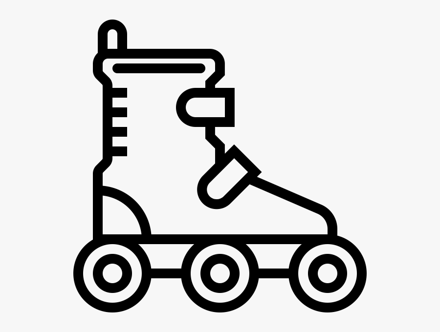 Rollerblade Rubber Stamp - Rollerblade Vector Png, Transparent Clipart