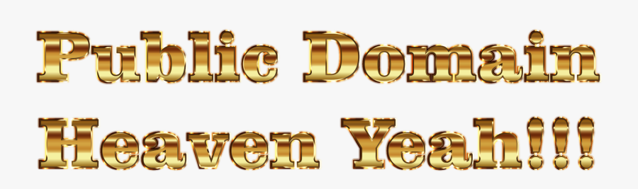 Gold,text,material - Gold, Transparent Clipart