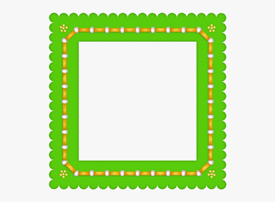 Border Design Orange, Transparent Clipart