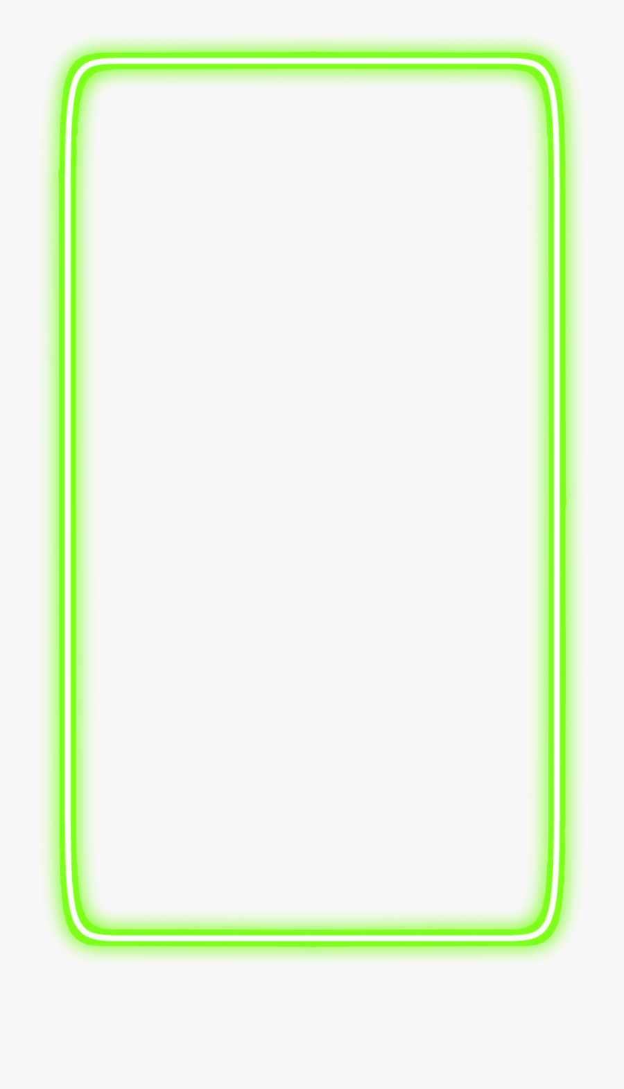 #neon #rectangle #freetoedit #green #frame #border - Display Device, Transparent Clipart