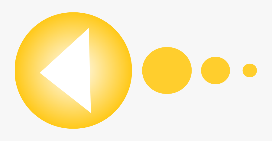 Yellow Arrow Set - Circle, Transparent Clipart