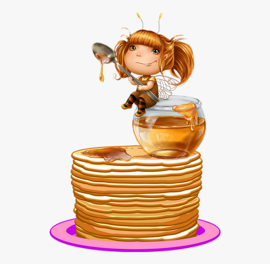 Crêpes Et Personnage - Honey Fairy, Transparent Clipart