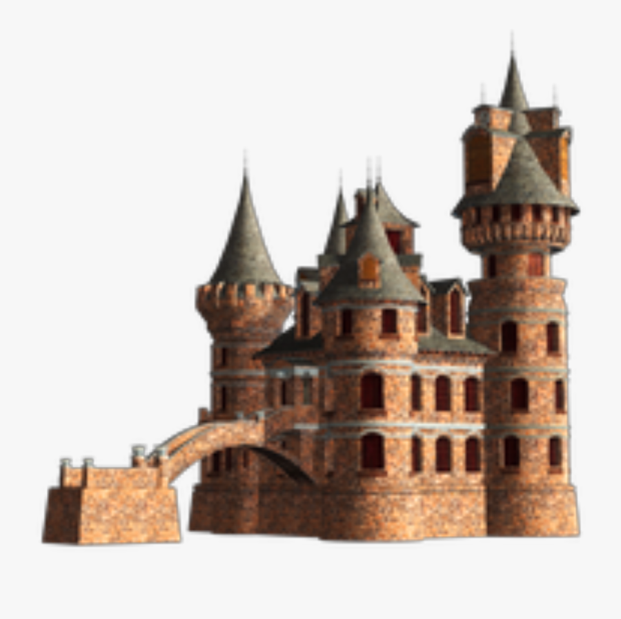 #ftestickers #fairytale #castle #medevial - Castle Png, Transparent Clipart