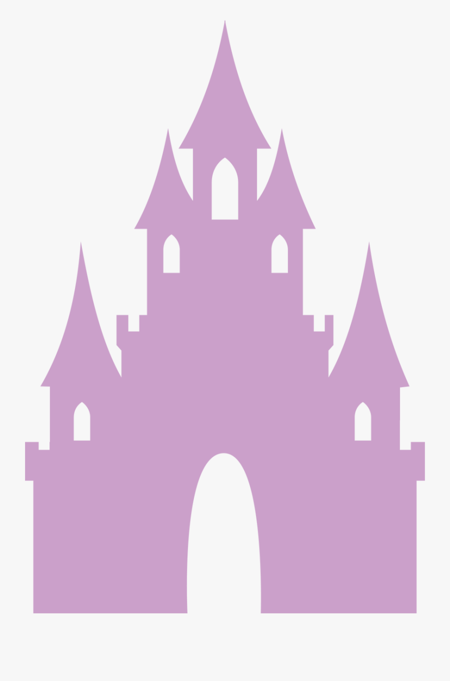 Castle Clip Fancy - Princess Castle Silhouette Svg, Transparent Clipart