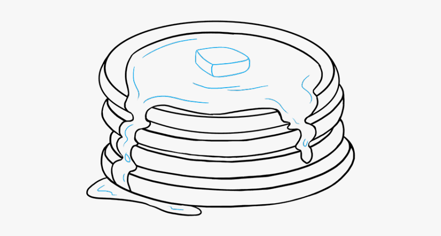 Pancake Drawing Png, Transparent Clipart