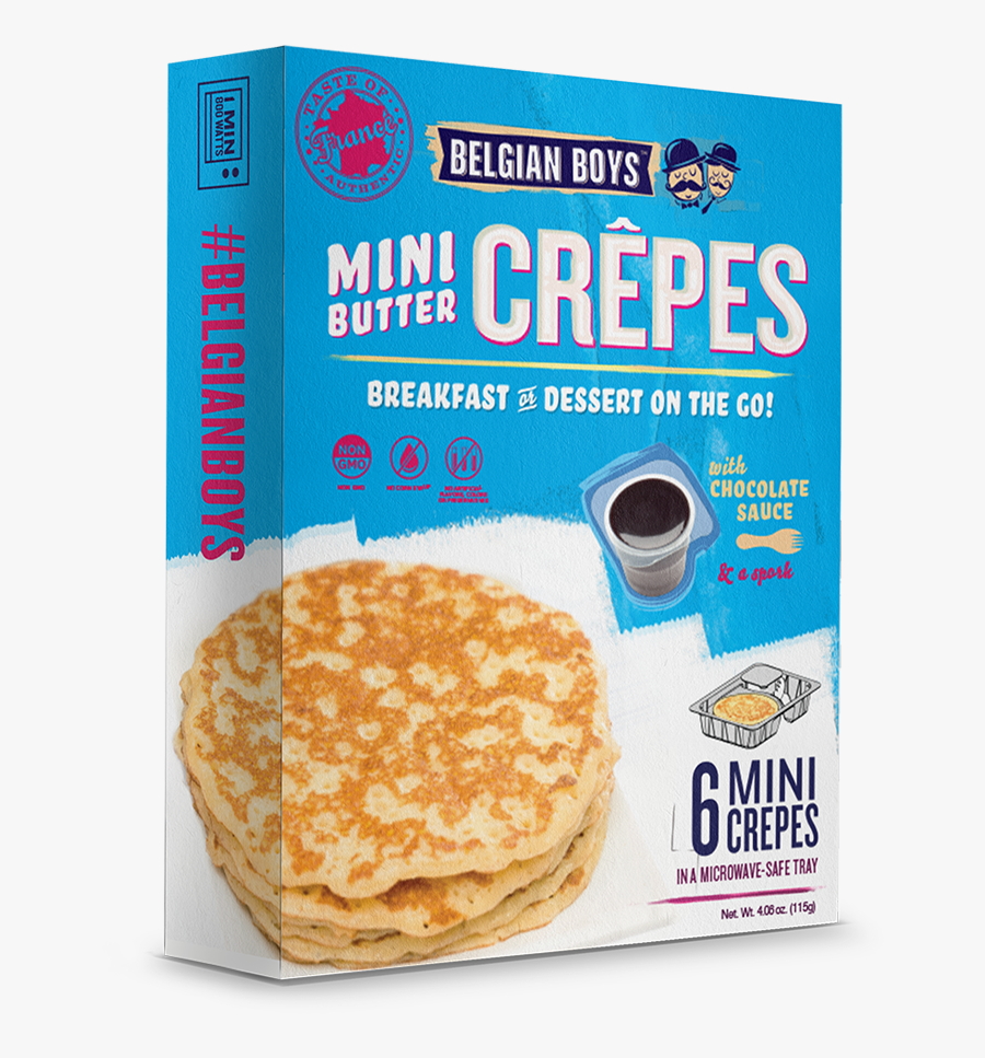 Pancakes Clipart Mini Pancake - Belgian Boys Mini Crepes Cost, Transparent Clipart