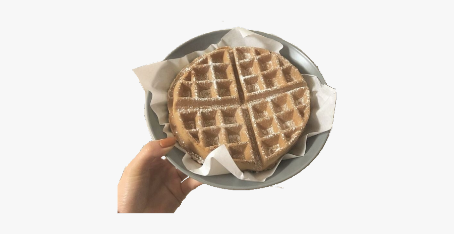 Waffle Food Beige Soft Minimalism Freetoedit - Belgian Waffle, Transparent Clipart