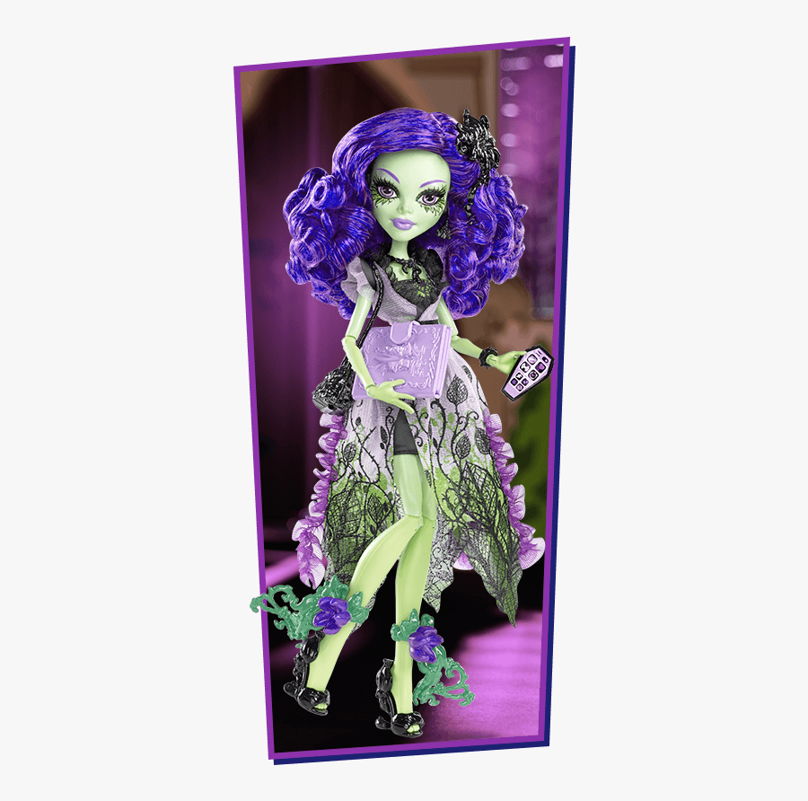 Transparent Monster High Clipart - Amanita Nightshade Bio, Transparent Clipart