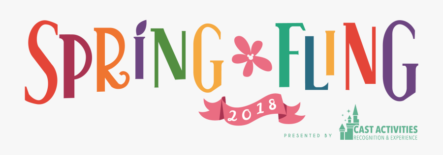 Spring Fling Logo, Transparent Clipart