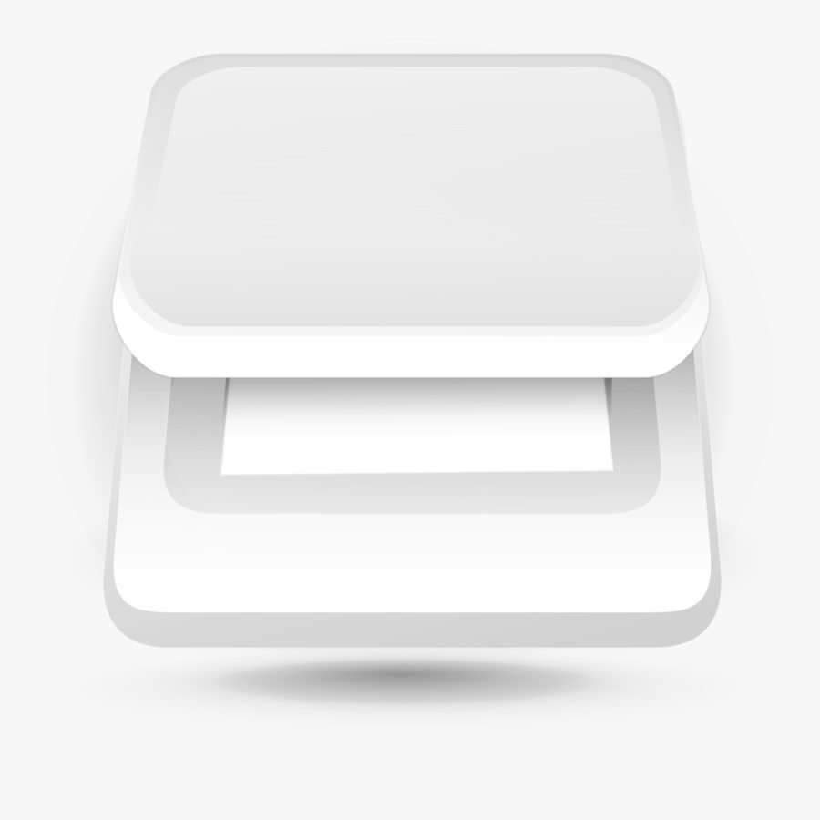 Outline Picture Of Scanner, Transparent Clipart