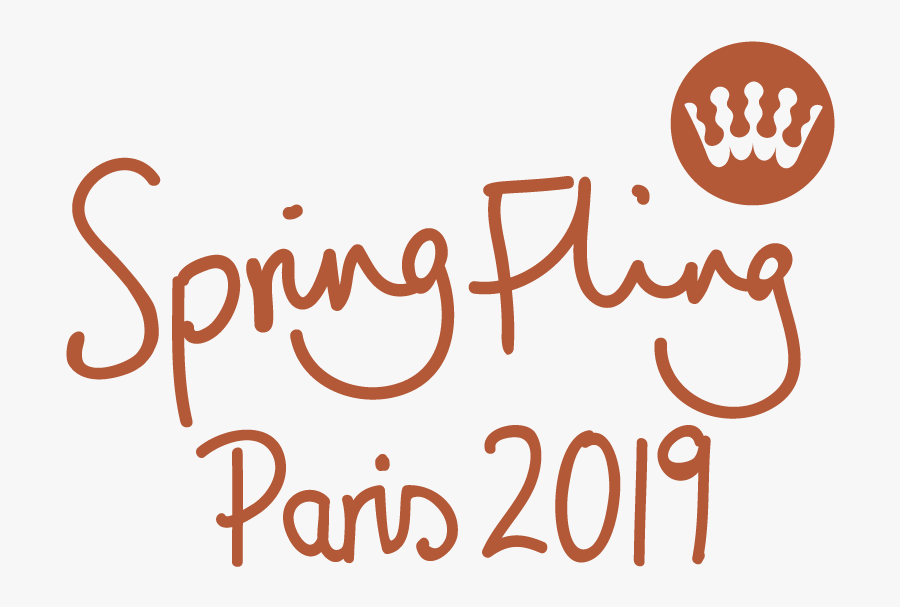 Spring Fling - Calligraphy, Transparent Clipart