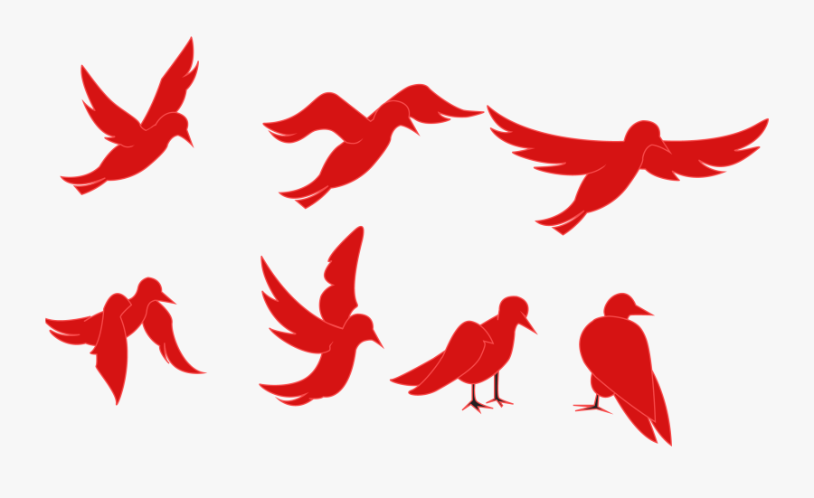 Adobe Edge Preview - Flying Birds Images Animation, Transparent Clipart