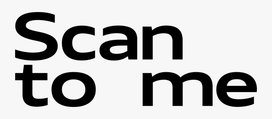 Medium Scan To Me Schwarz, Transparent Clipart