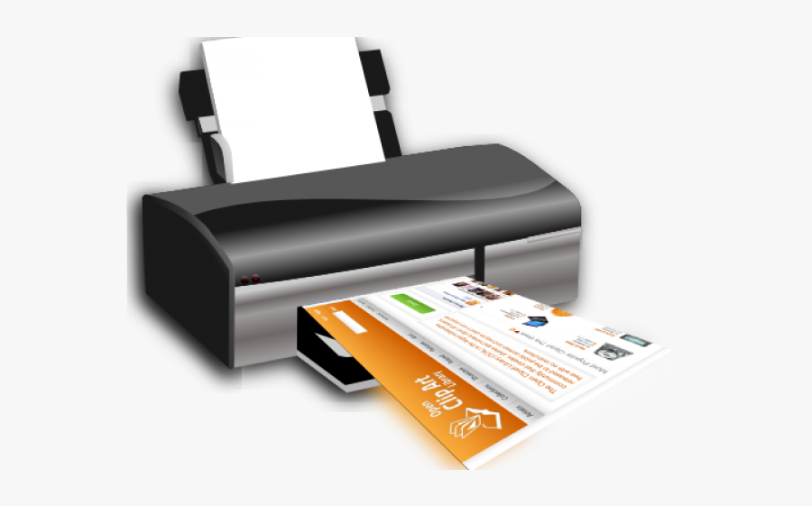 Printer Clipart Printer Scanner - Printer Print Page, Transparent Clipart