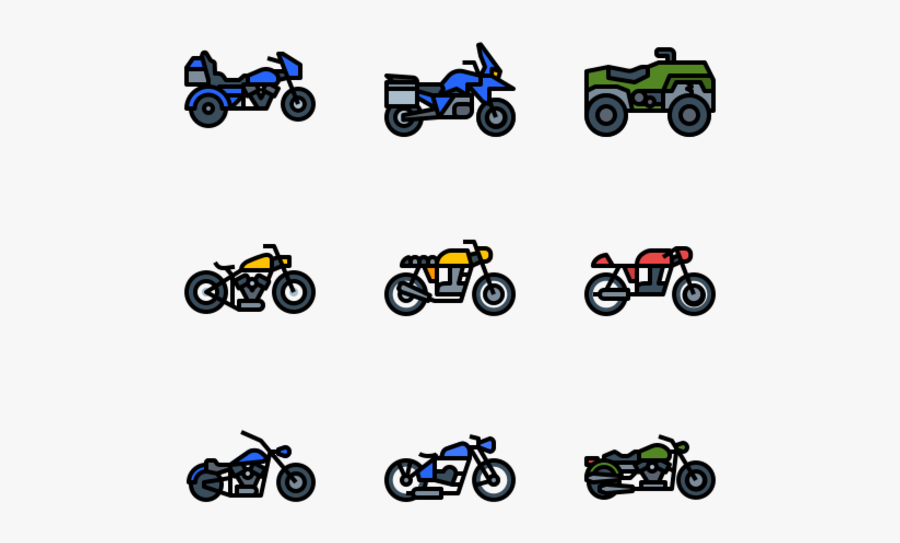 Motorcycle - Cartoon, Transparent Clipart