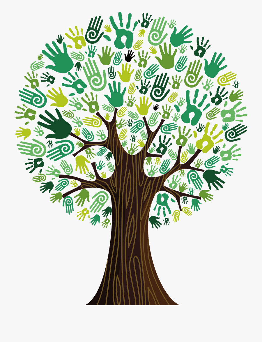 Worry Clipart Psychiatric Disorder - Tree Made With Hands, Transparent Clipart