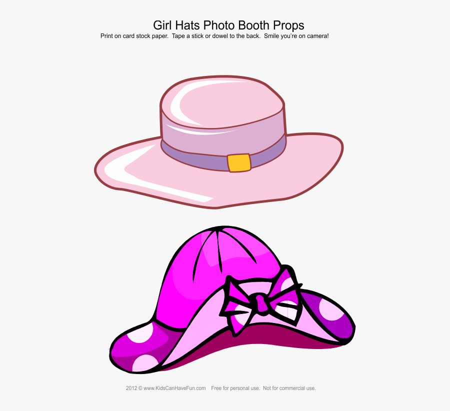 Aussi - Http - //www - Kidscanhavefun - Com/photo Booth - Sun Hat Clip Art, Transparent Clipart