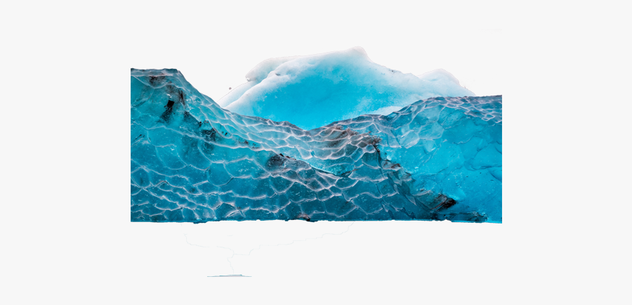 Clip Art Blue Glacier Ice - Iceberg, Transparent Clipart