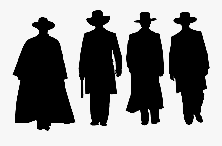 Cowboy Silhouette Png - Tombstone Movie Silhouette, Transparent Clipart