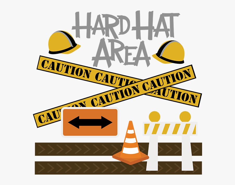 Construction Area Clipart - Hard Hat Area Clipart, Transparent Clipart