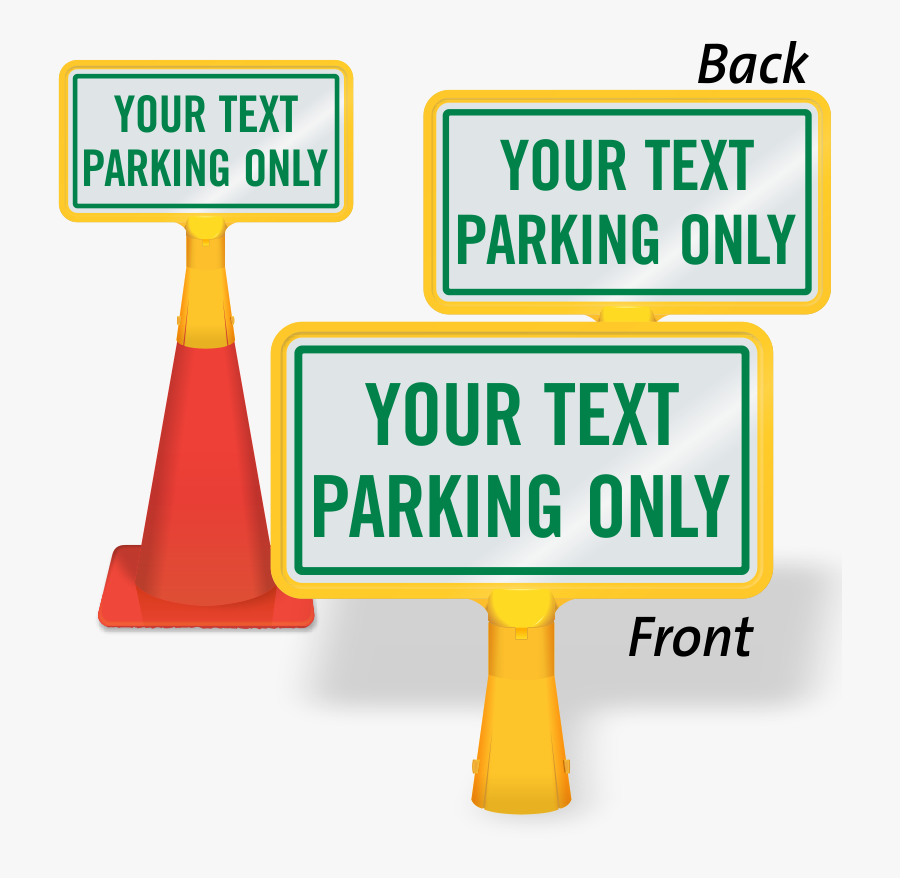 Cone Clipart Parking Lot Construction - Parking, Transparent Clipart