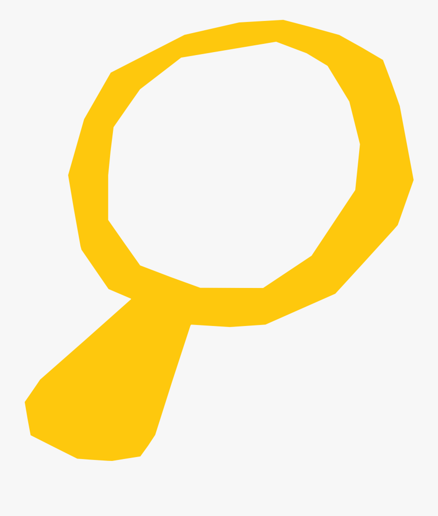 Magnifying Glass Refixed - Magnifying Glass Yellow Png, Transparent Clipart