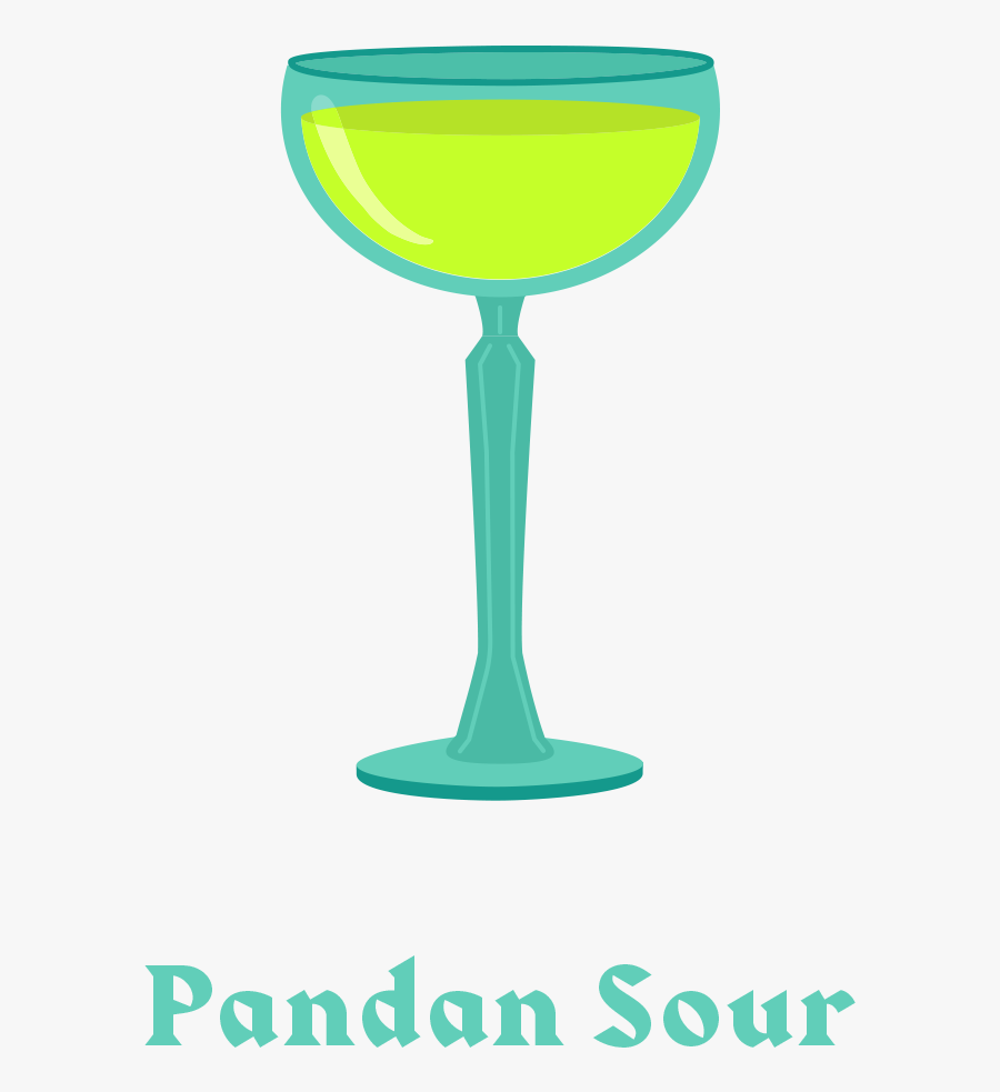 Pandan-sour - Champagne Stemware, Transparent Clipart
