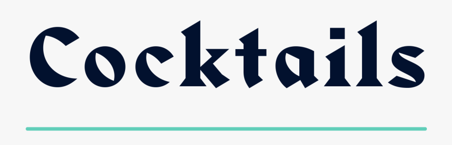 Cocktails - Electric Blue, Transparent Clipart