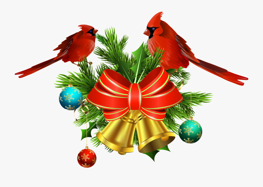 Cardinal Ornaments Png Christmas Birds Clip Art Free Transparent Clipart Clipartkey
