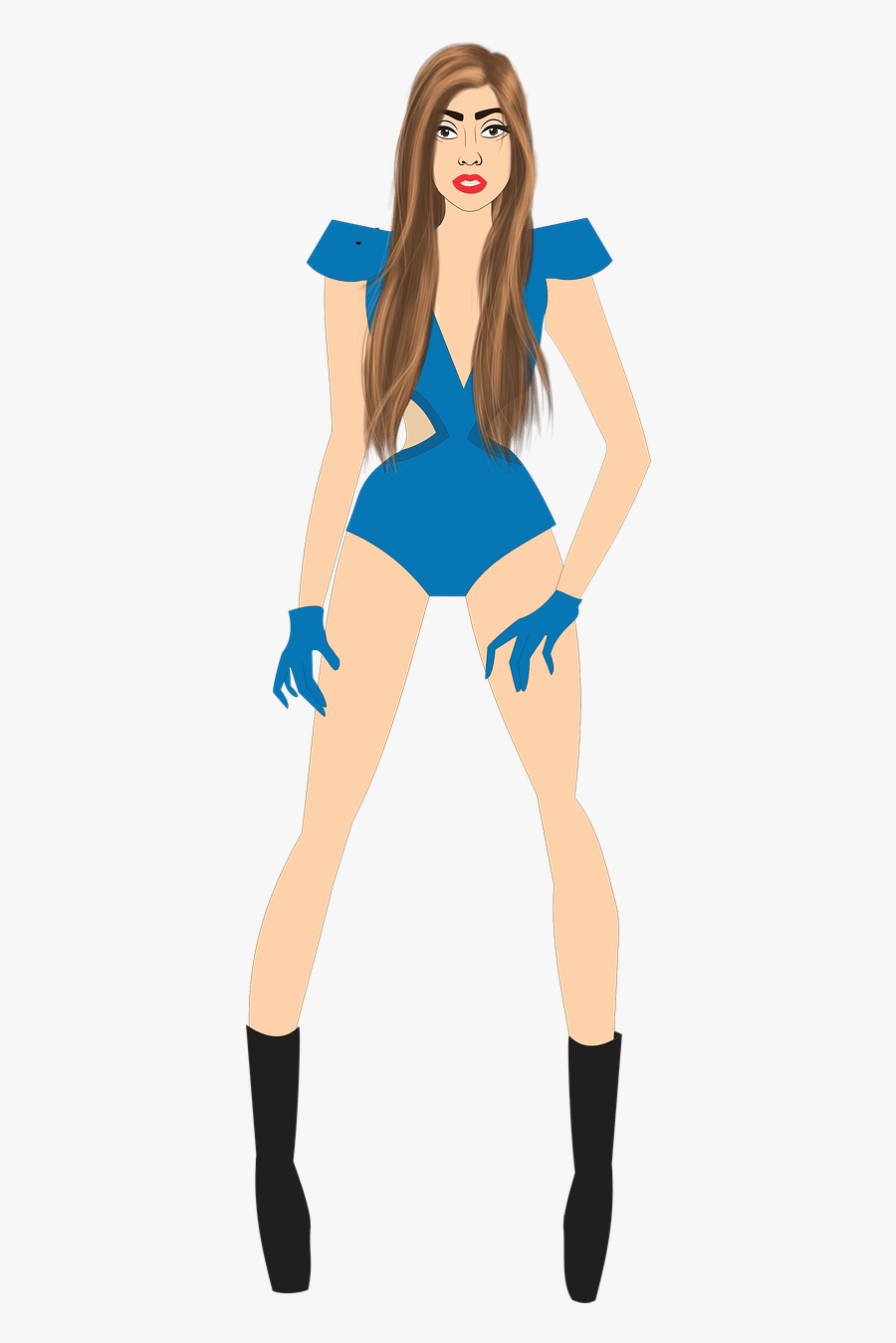 Girl, Transparent Clipart