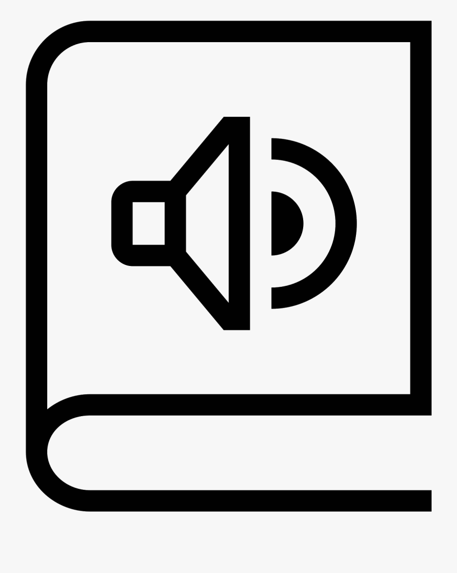 Textbook Clipart Colourful Book - Audio Book Icon Png, Transparent Clipart