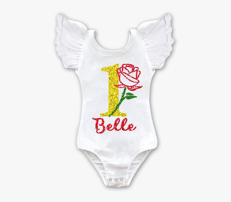 Beauty 1st Birthday Leotard - Pineapple And Flamingo Birthday Shirt, Transparent Clipart