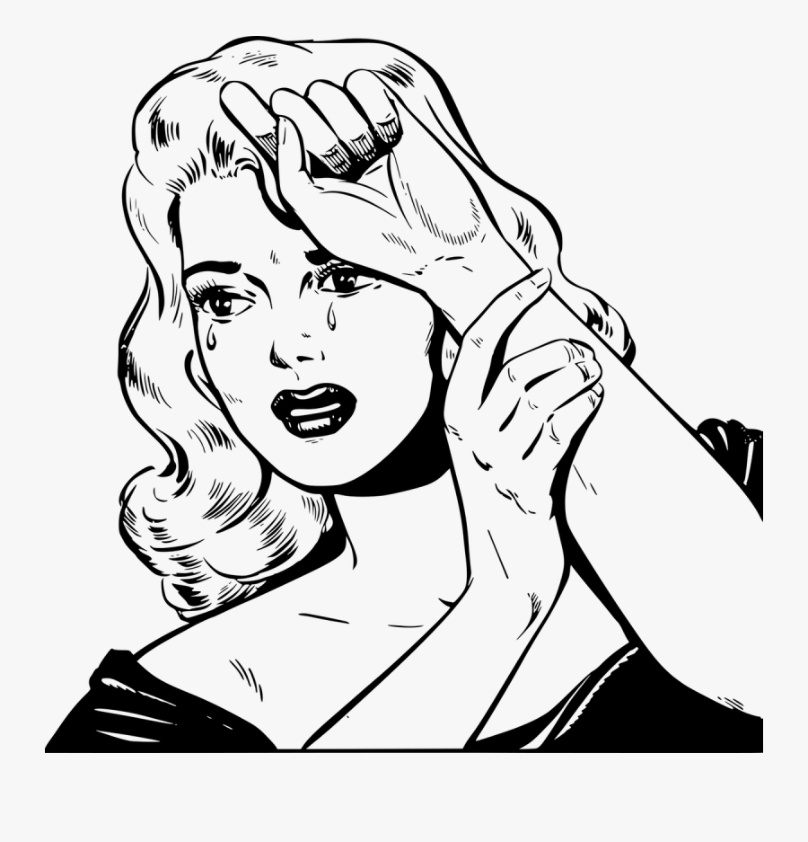 Woman Crying Clip Art, Transparent Clipart