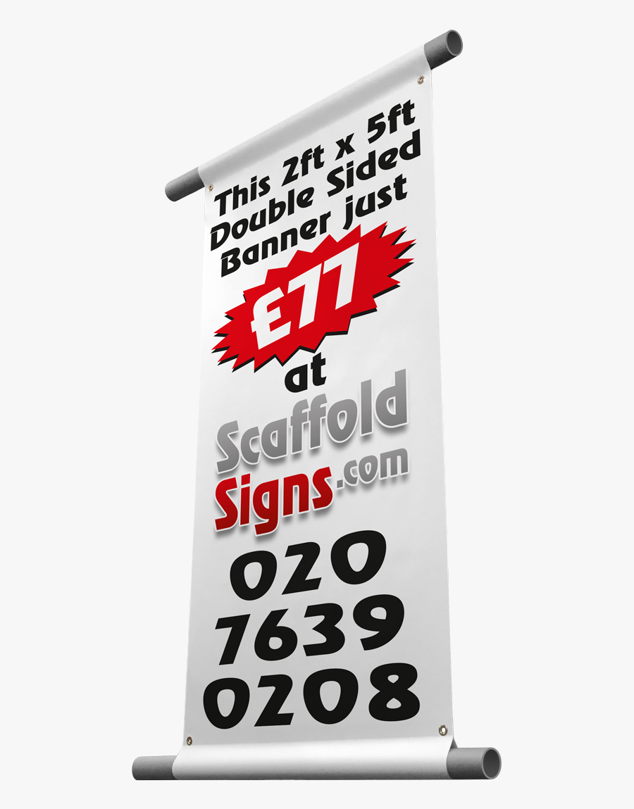 Double Sided Hanging Banner - Poster, Transparent Clipart