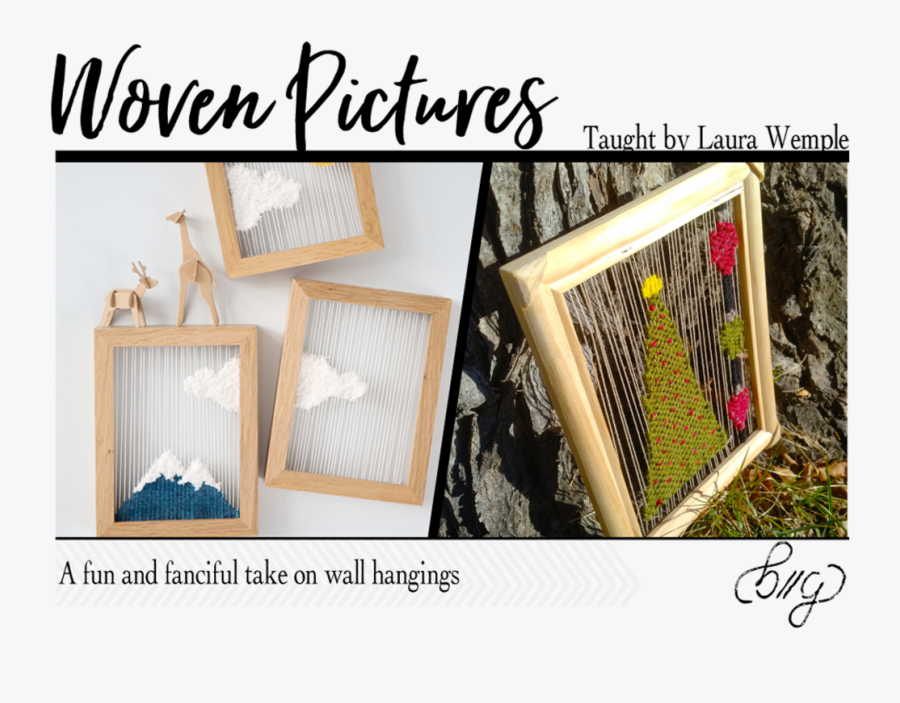 Woven Pics Banner - Picture Frame, Transparent Clipart