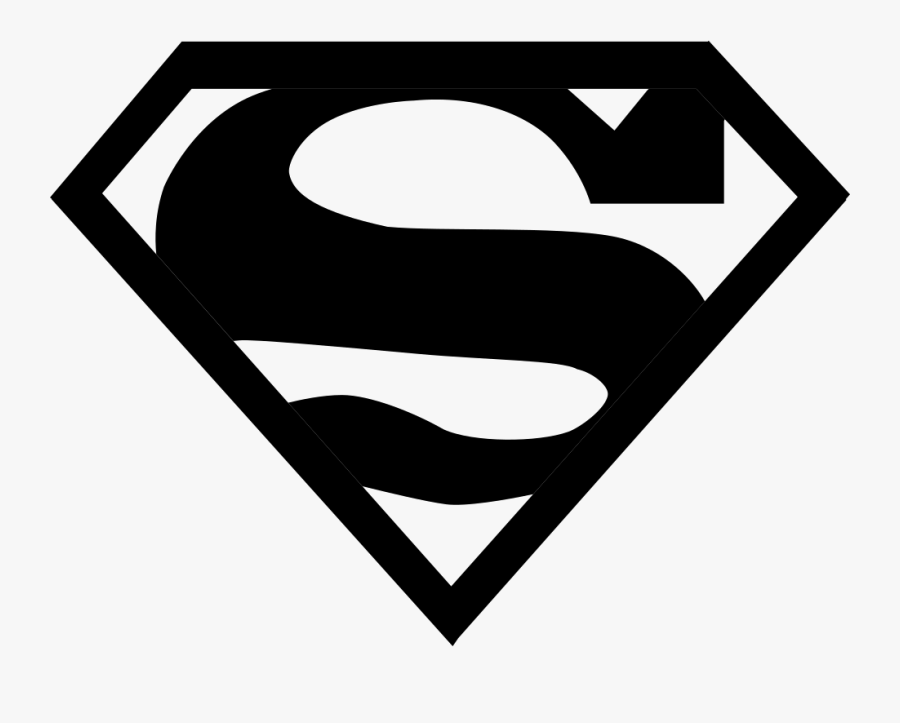 Transparent Transfiguration Sunday Clipart - Superman Logo Black Png, Transparent Clipart