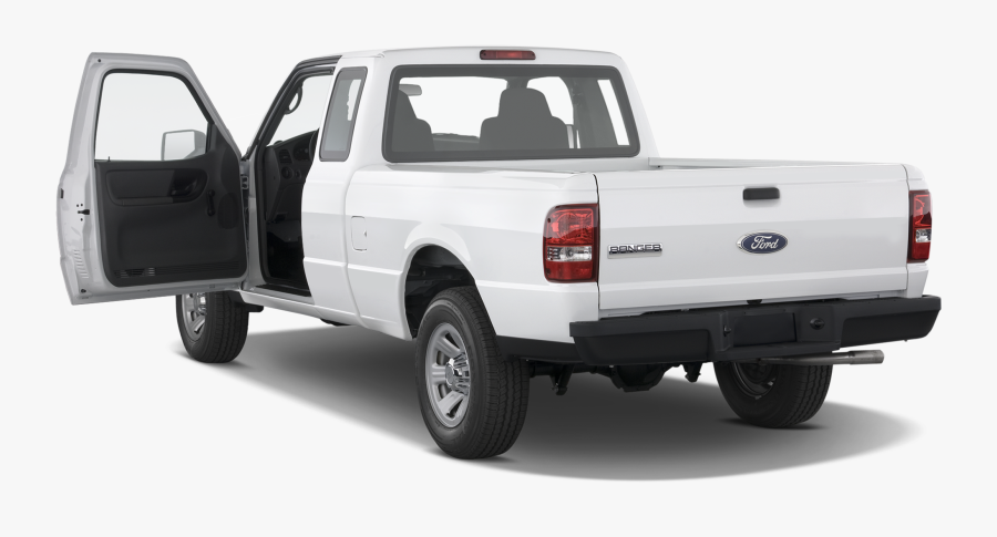Ford Ranger 2009 White, Transparent Clipart