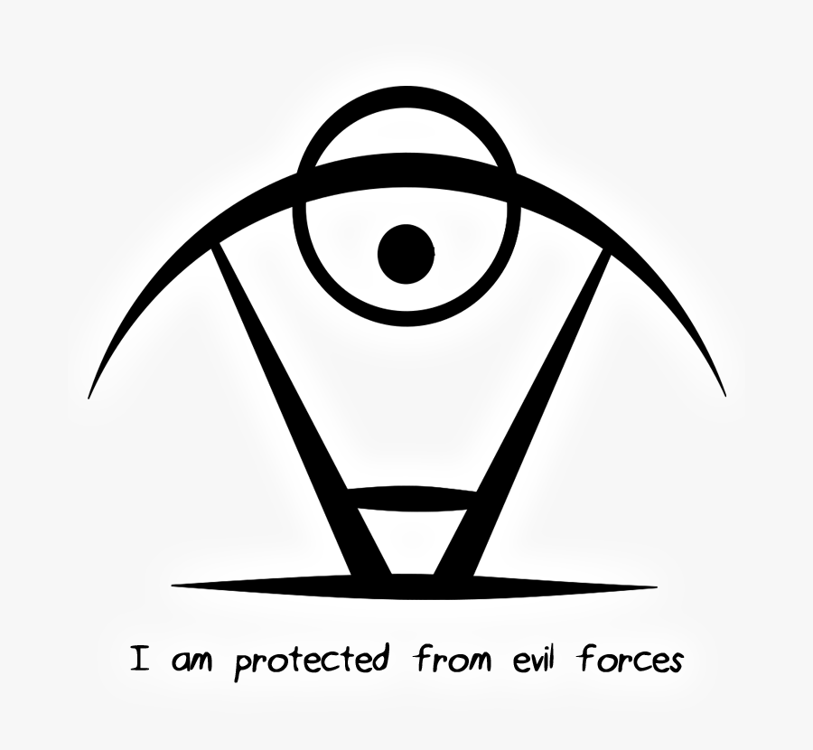 Sigil Protected From Evil, Transparent Clipart