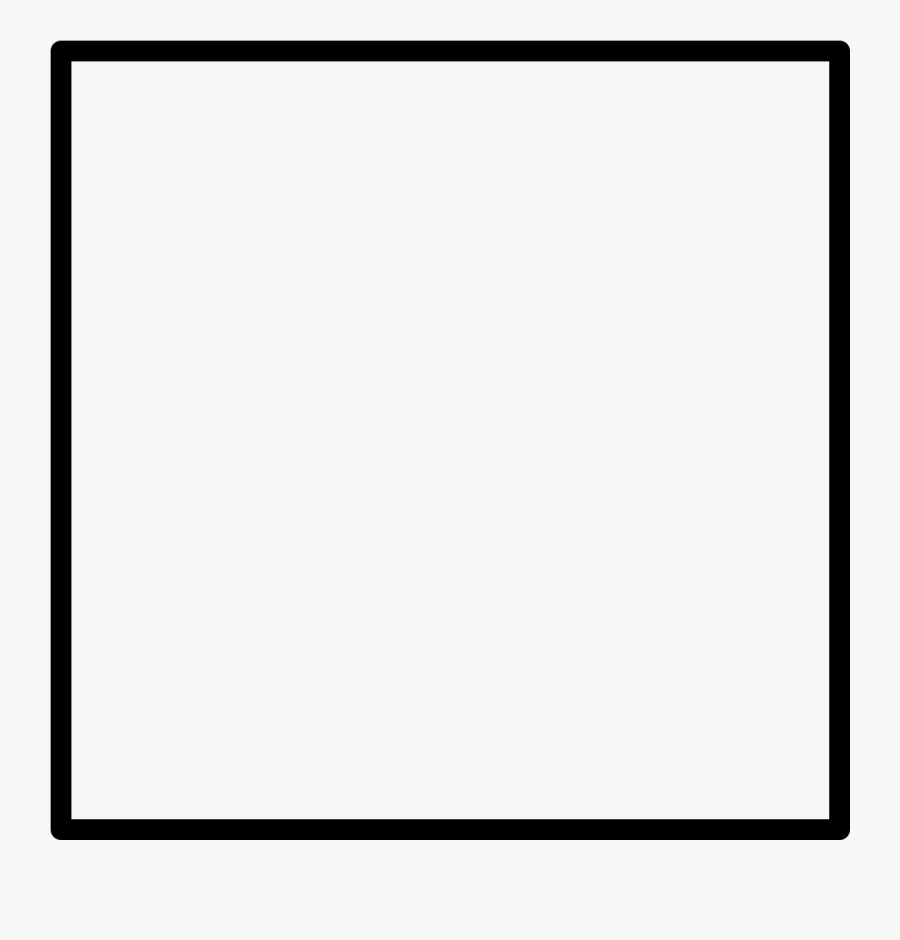 Clip Art Black Square Png - Hvad Er En Kvadrat, Transparent Clipart