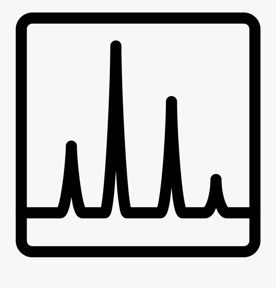 This Is An Image Of A Square - Chromatogram Icon, Transparent Clipart