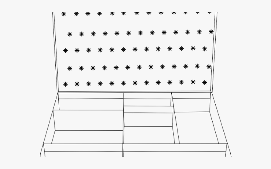 Luggage Clipart Empty Suitcase - Line Art, Transparent Clipart