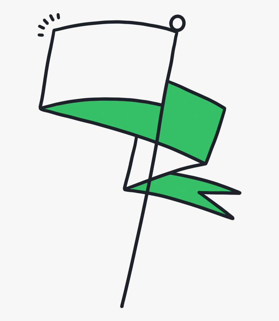 Fundraising Events Goal - Flag, Transparent Clipart