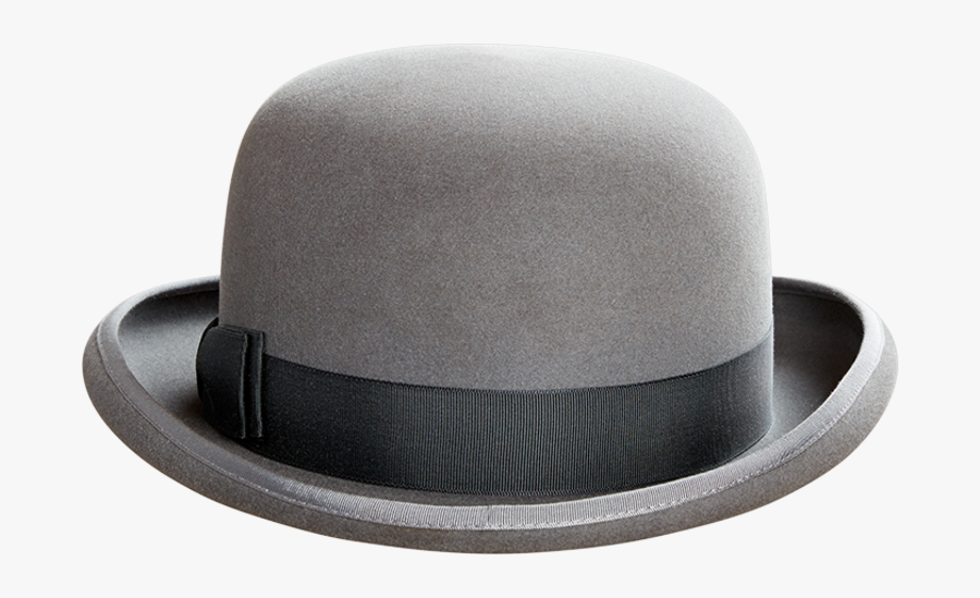 Transparent Fedora Hat Png - White Bowler Hat Png, Transparent Clipart
