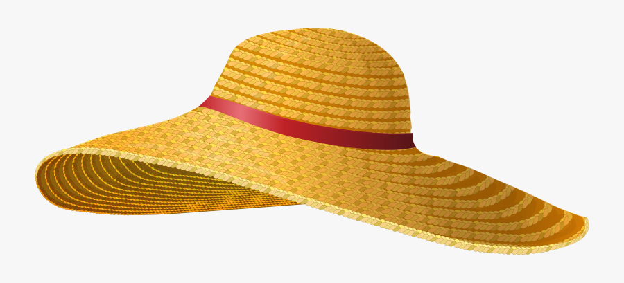 Female Png Clip Art - Straw Hat Transparent Background, Transparent Clipart