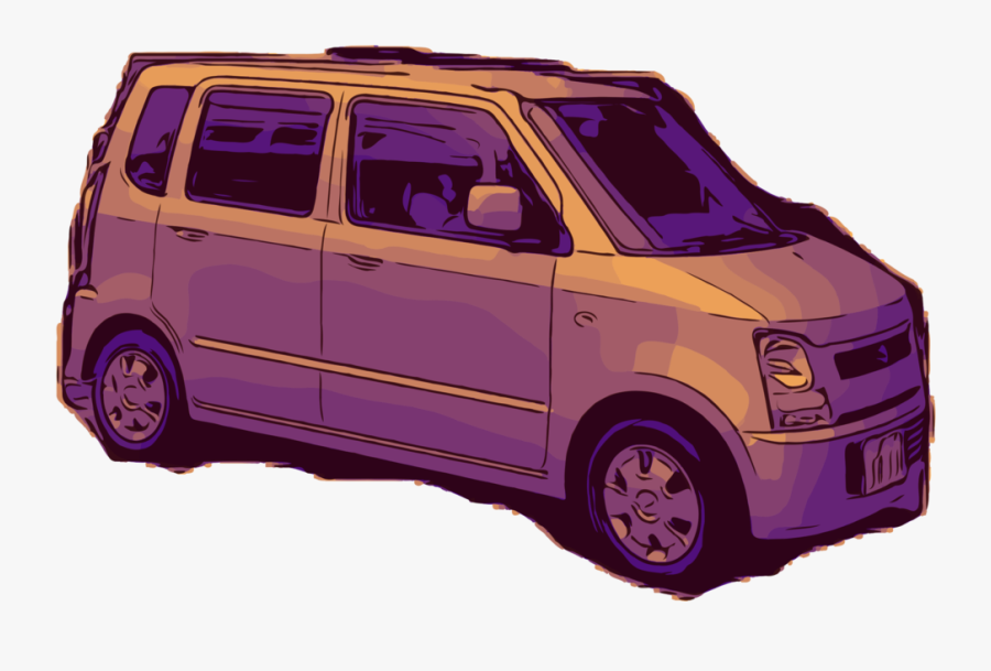 City Car,van,suzuki Wagon R - Suzuki Wagon R, Transparent Clipart